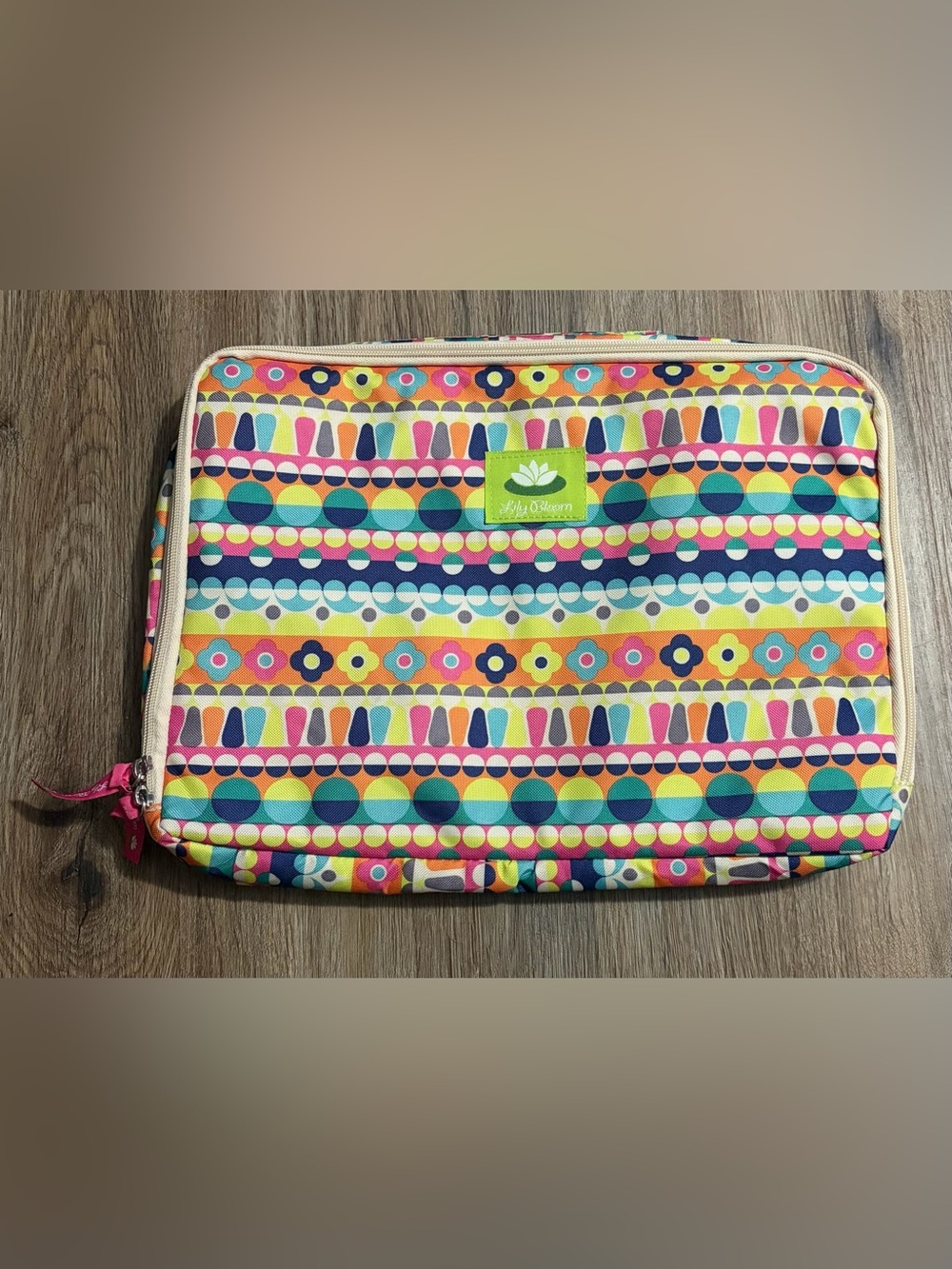 Lily Bloom - Multicolor Geo Dot Laptop Case